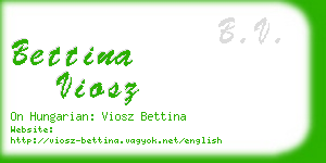 bettina viosz business card